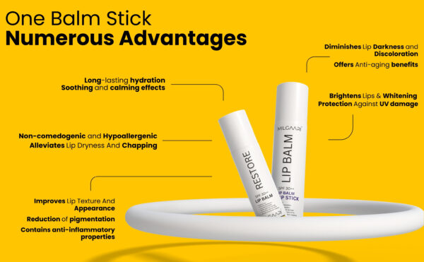 SPF 30++ Korean Brightening Lip Balm Chap Stick 4g - Image 5