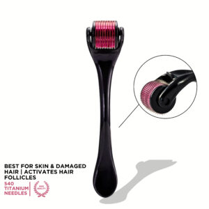 Derma Roller 540 Titanium Alloy Needles Promotes Beard & Hair Growth