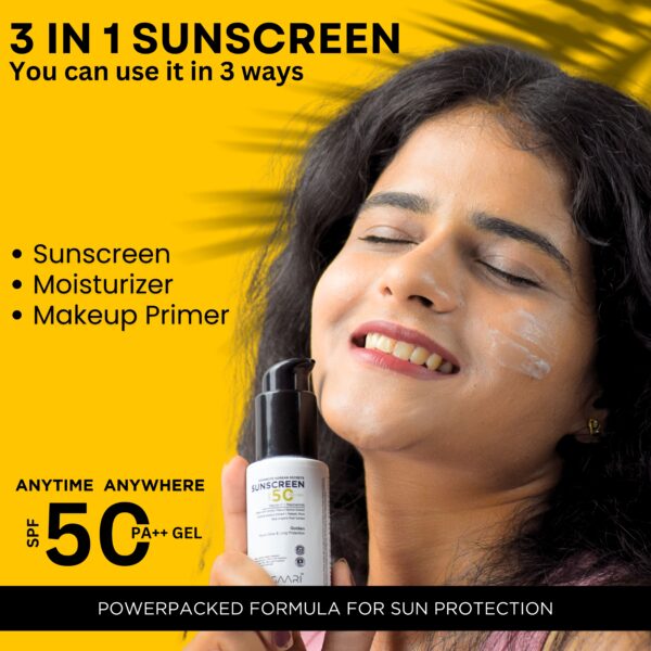 SPF 50PA++ Gel Vitamin C + Niacinamide Korean Sunscreen 50g - Image 2