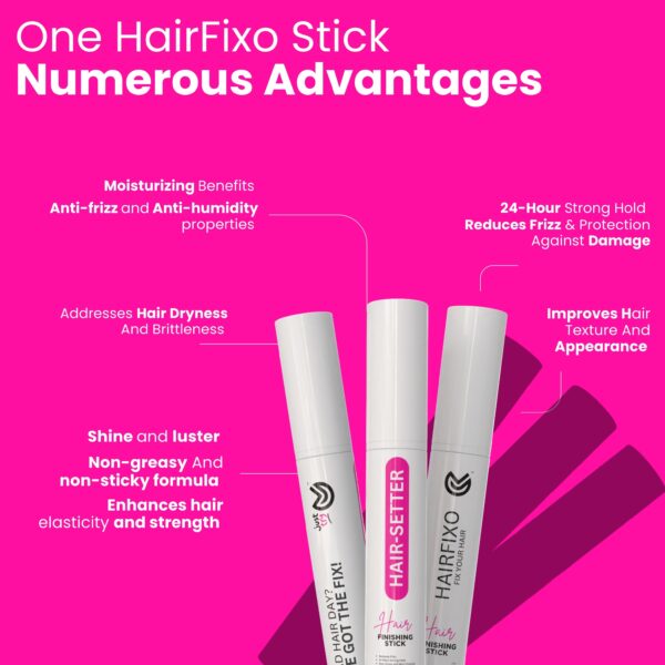 Baby Hairs & Flyaways Hairfixo Hair Finishing Stick - Image 5