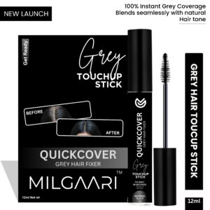 QuickCover Grey Touch-Up Stick Instant Grey Hair Coverage 12ml