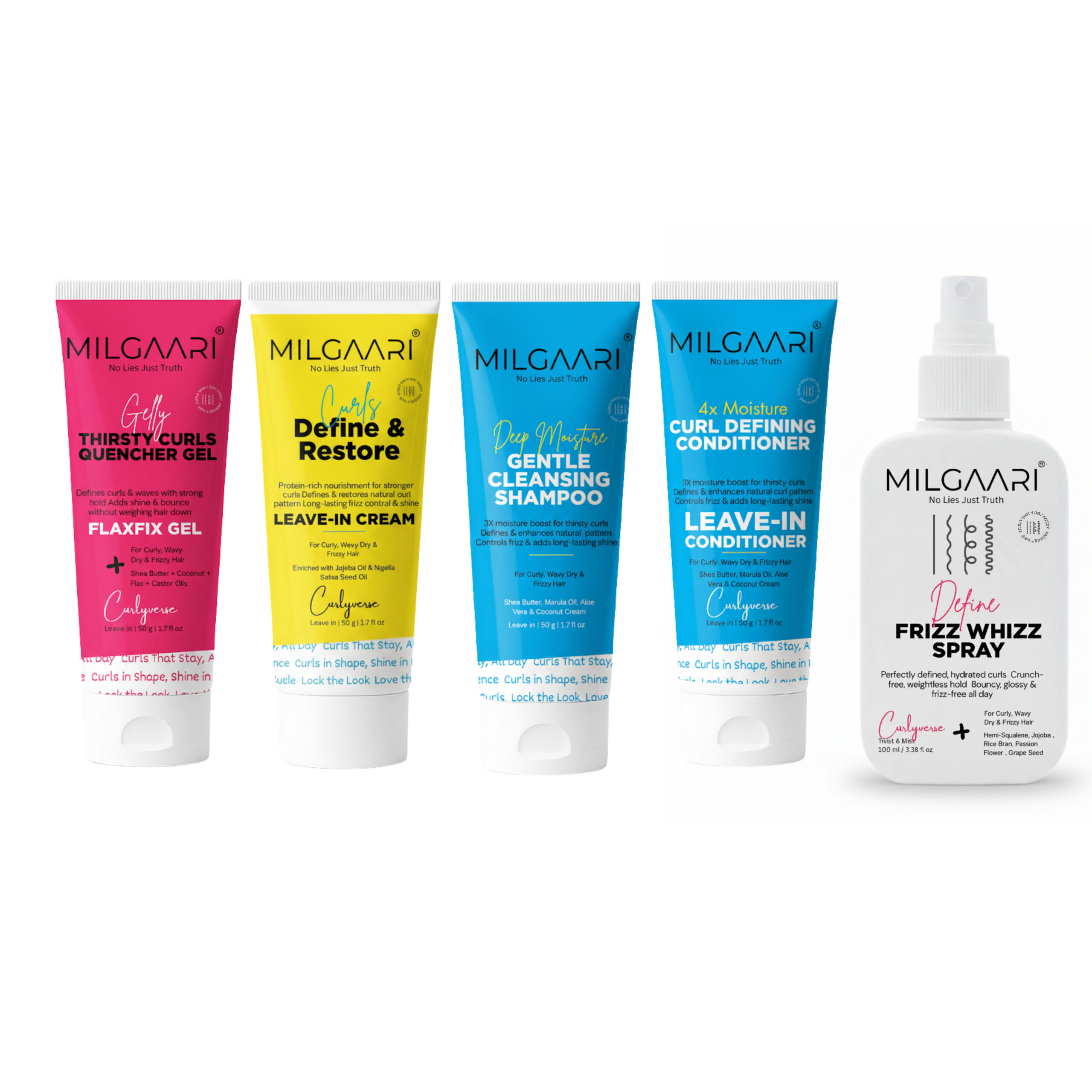 Curlyverse 5 Steps Curl Define Kit