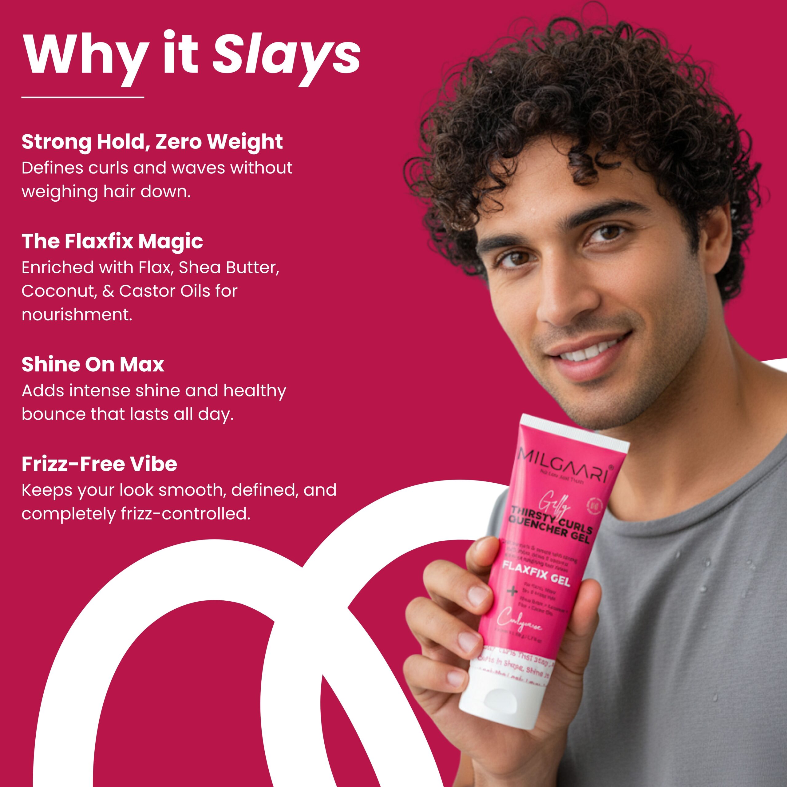 Thirsty Curls Quencher Flaxfix Gel - Image 3