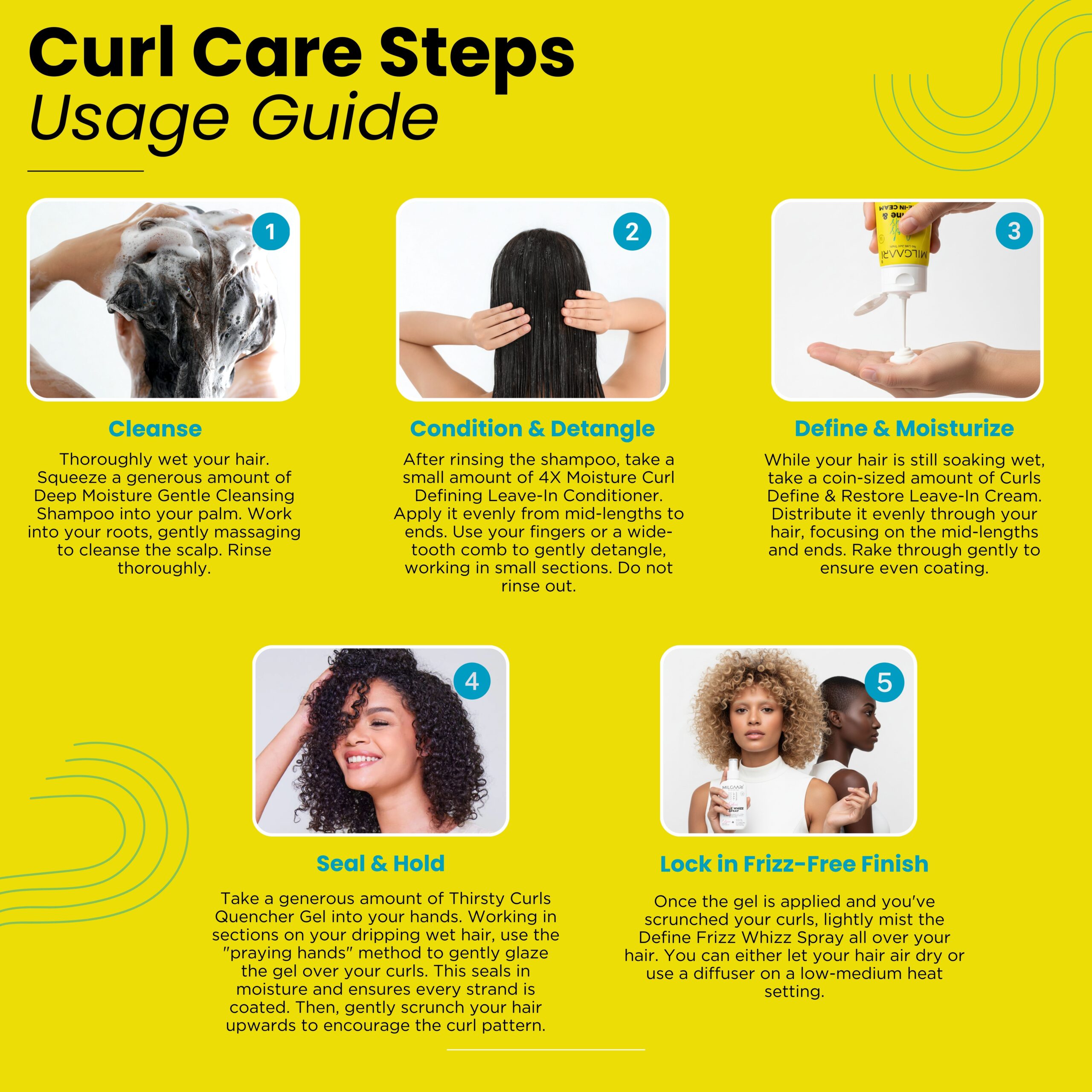Curls Define & Restore Leave in Cream - Image 6